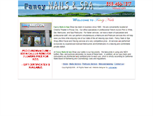 Tablet Screenshot of fancynailsandspa.net